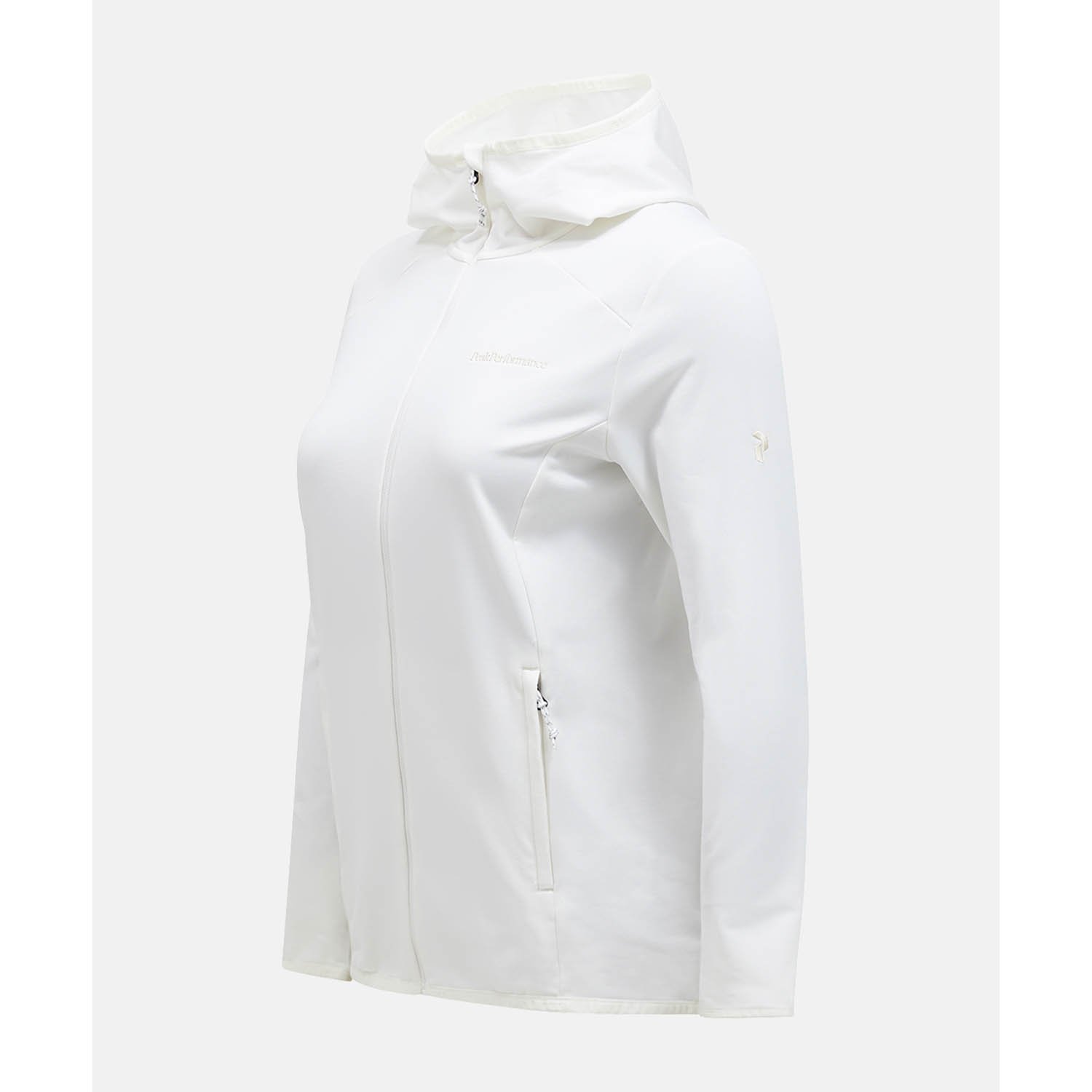 W Light Zip Hood Valkoinen Peak Performance