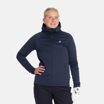 W Rider Essentials Zip Hood Peak Performance