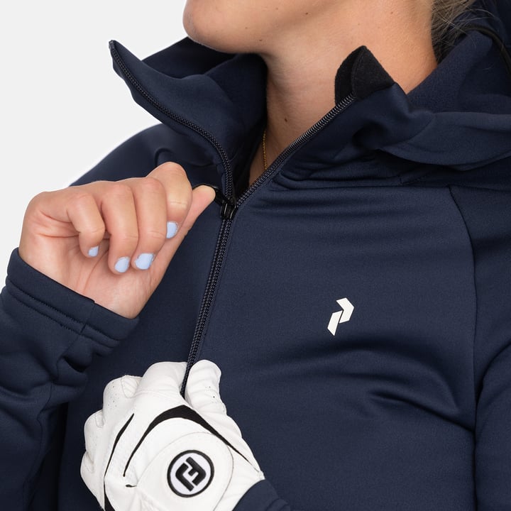 W Rider Essentials Zip Hood Peak Performance