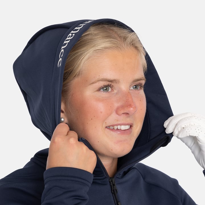W Rider Essentials Zip Hood Peak Performance