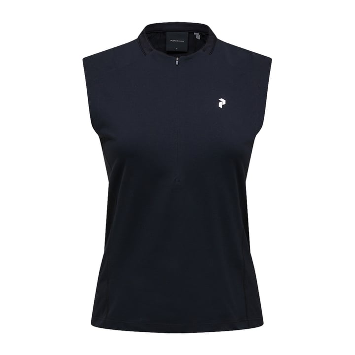 W Mountainbreath SL Polo Sort Peak Performance