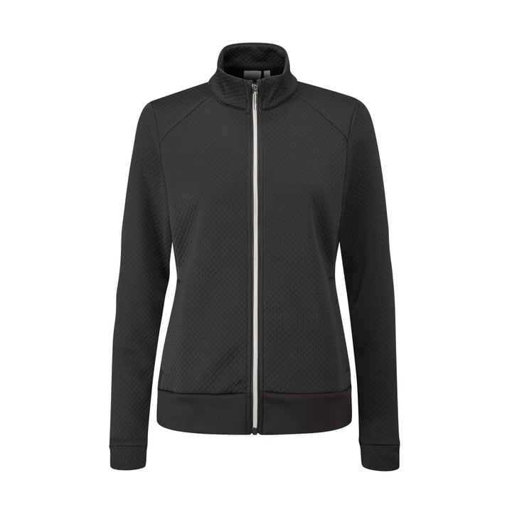 Agatha Full-Zip Schwarz Ping
