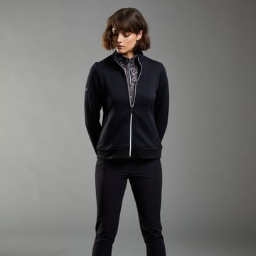 Agatha Full-Zip Schwarz Ping