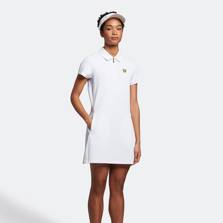 The Vicky Dress Weiß Lyle & Scott