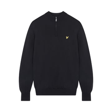 The Kerry 1/4 Zip Pullover Schwarz Lyle & Scott