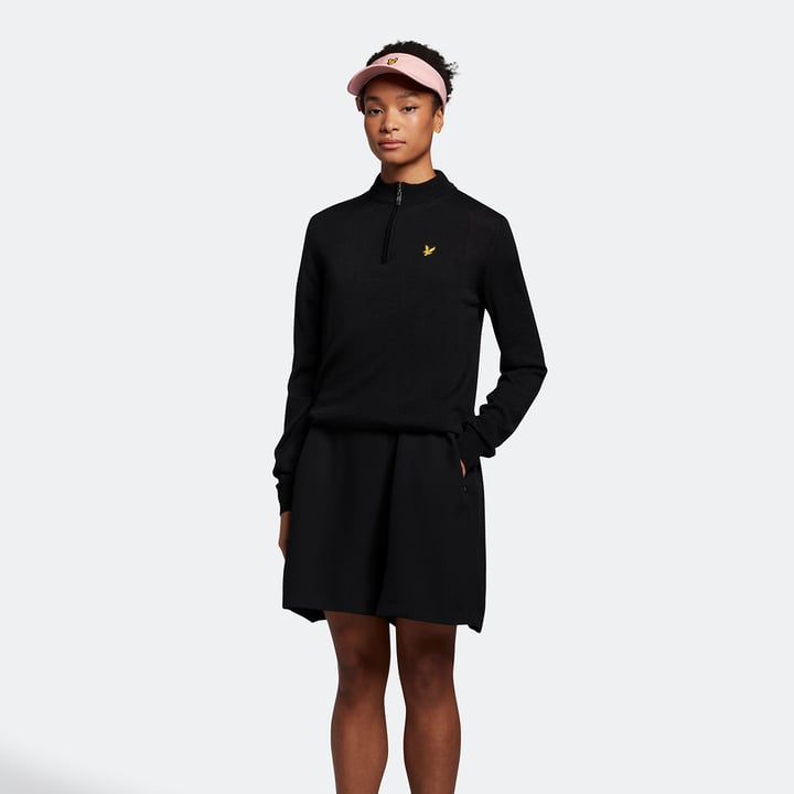 The Kerry 1/4 Zip Pullover Schwarz Lyle & Scott