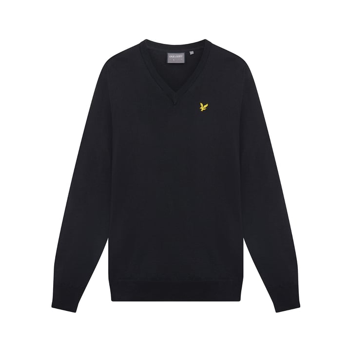 Golf Pullover Schwarz Lyle & Scott