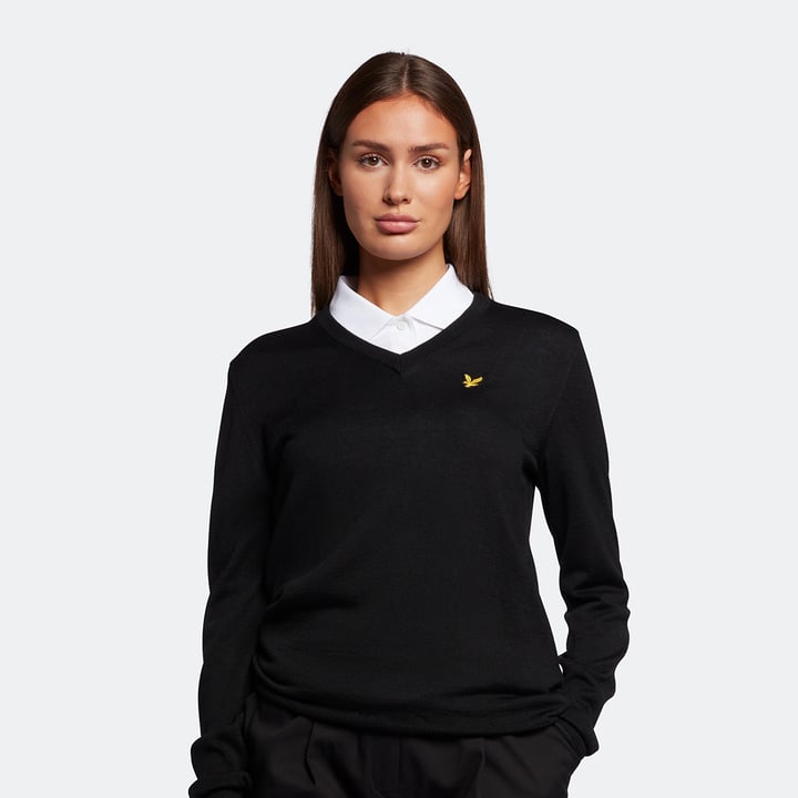Golf Pullover Schwarz Lyle & Scott