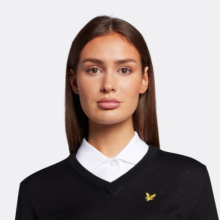 Golf Pullover Schwarz Lyle & Scott