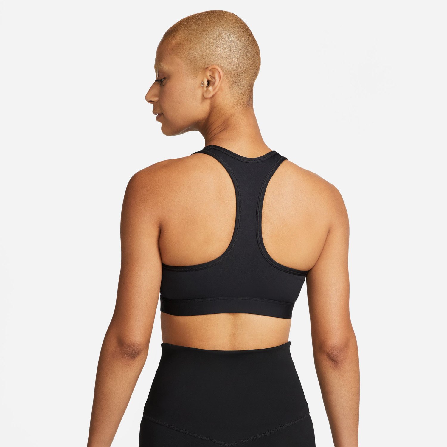Swoosh Medium Support W Svart Nike Swoosh Medium Support W Svart Nike
