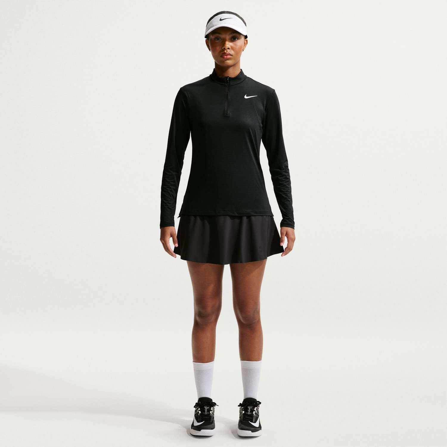 W Victory Half-Zip Musta Nike W Victory Half-Zip Musta Nike
