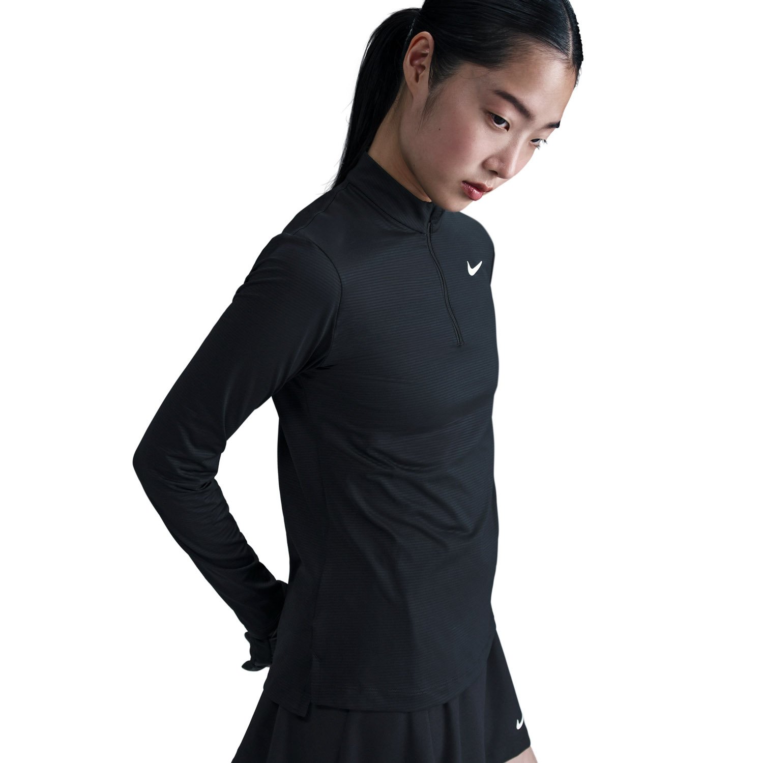 W Victory Half-Zip Musta Nike W Victory Half-Zip Musta Nike