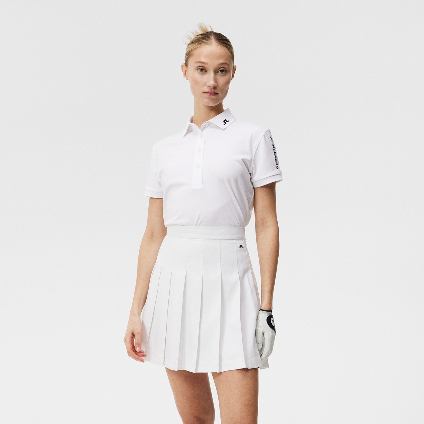 Tour Tech Golf Polo Blanche J.Lindeberg