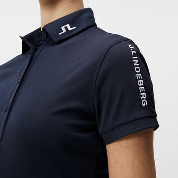 Tour Tech Golf Polo Blue J.Lindeberg