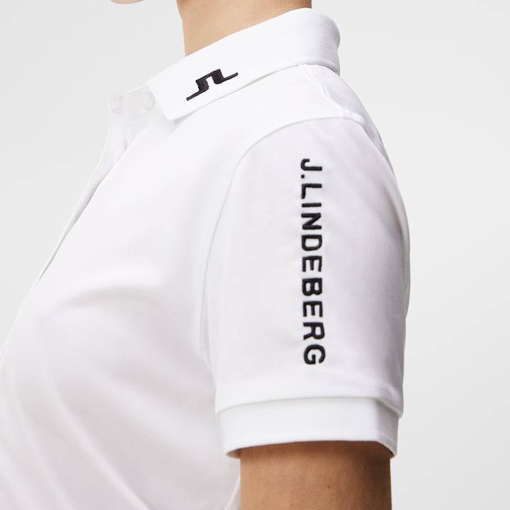 Tour Tech Golf Polo White J.Lindeberg