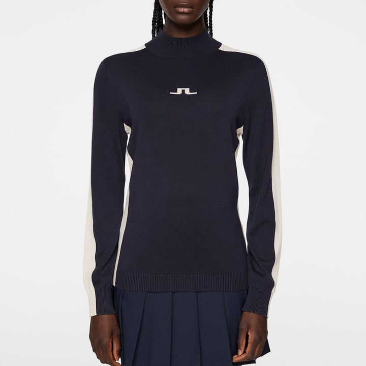 Adia Knitted Sweater Blå J.Lindeberg