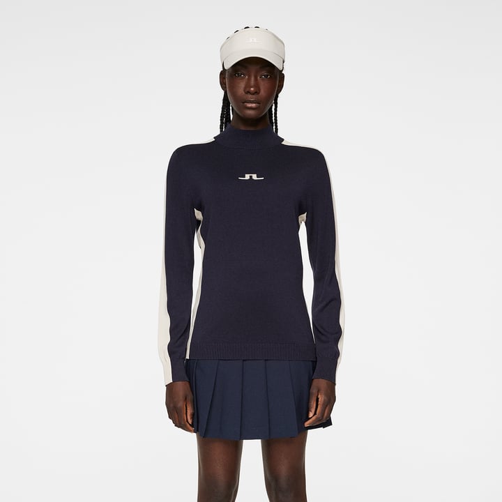 Adia Knitted Sweater Blå J.Lindeberg