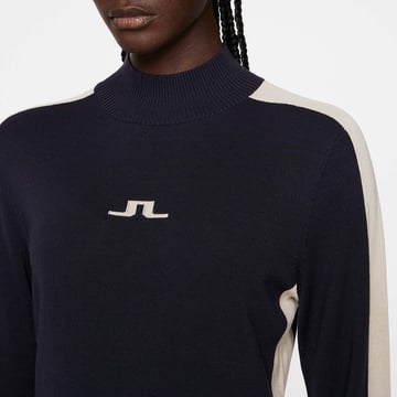 Adia Knitted Sweater Blå J.Lindeberg