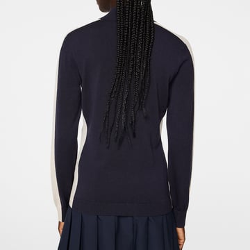 Adia Knitted Sweater Blå J.Lindeberg