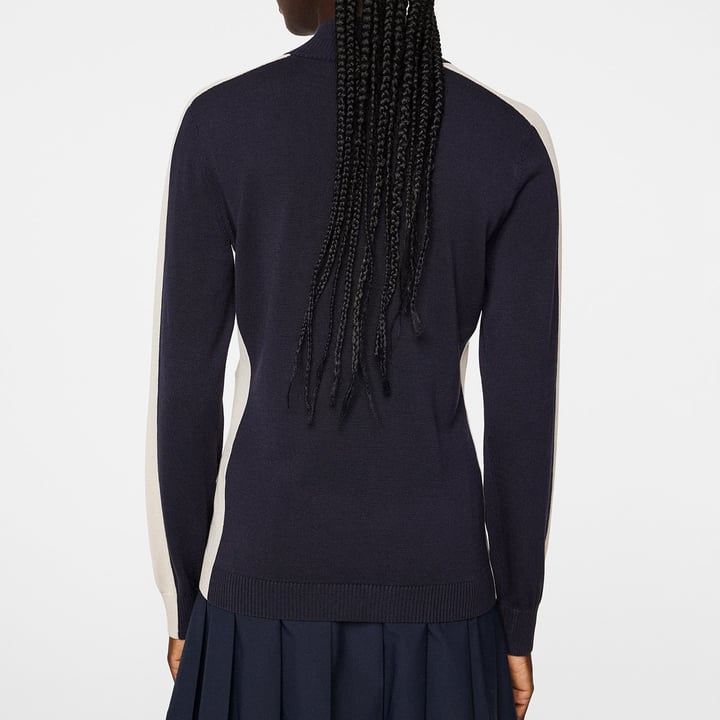 Adia Knitted Sweater Blå J.Lindeberg