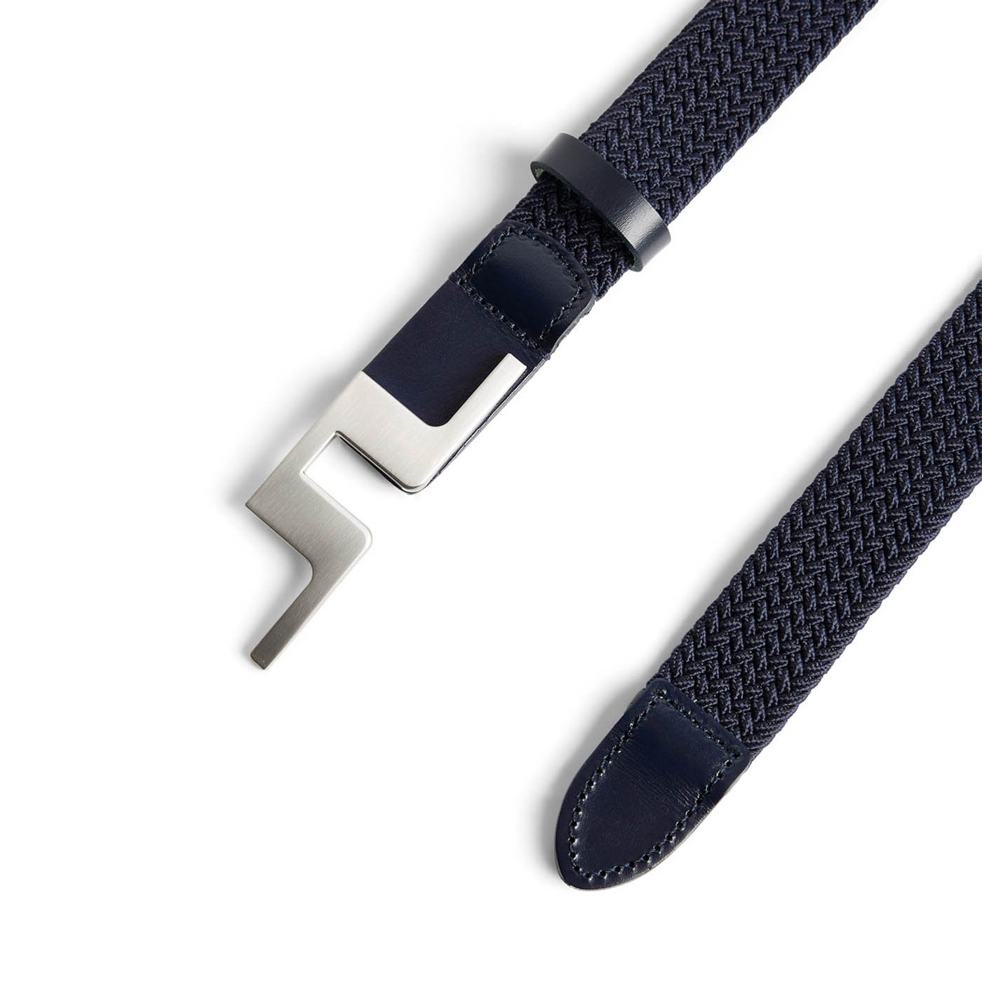 Lykke Braided Belt Blue J.Lindeberg