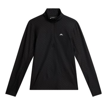 Lauryn Quarter Zip Mid Layer Schwarz J.Lindeberg