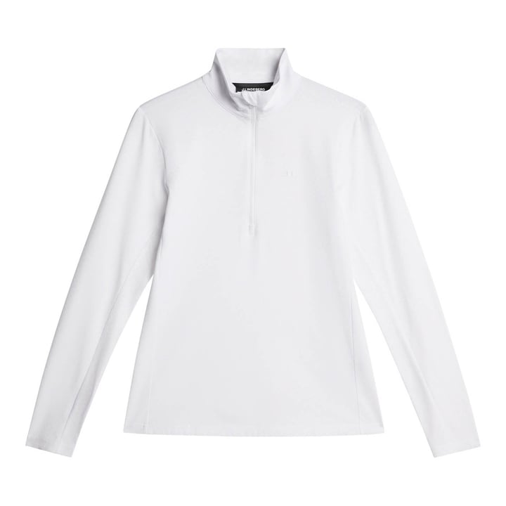 Lauryn Quarter Zip Mid Layer Weiß J.Lindeberg