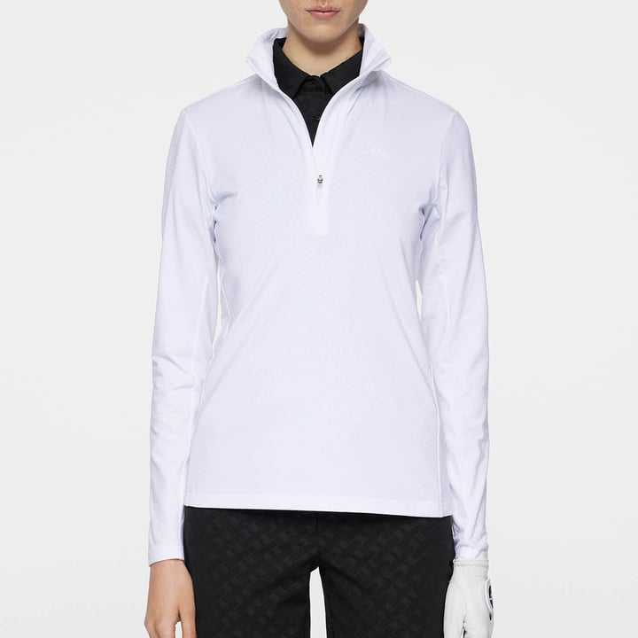Lauryn Quarter Zip Mid Layer Vit J.Lindeberg Lauryn Quarter Zip Mid Layer Vit J.Lindeberg