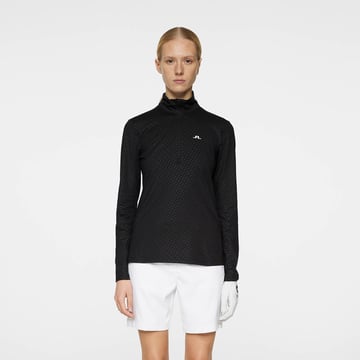 Lauryn Quarter Zip Mid Layer Schwarz J.Lindeberg