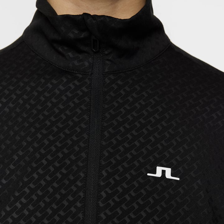 Lauryn Quarter Zip Mid Layer Schwarz J.Lindeberg