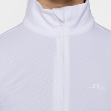 Lauryn Quarter Zip Mid Layer Weiß J.Lindeberg