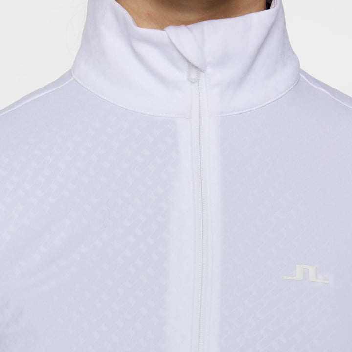 Lauryn Quarter Zip Mid Layer Weiß J.Lindeberg