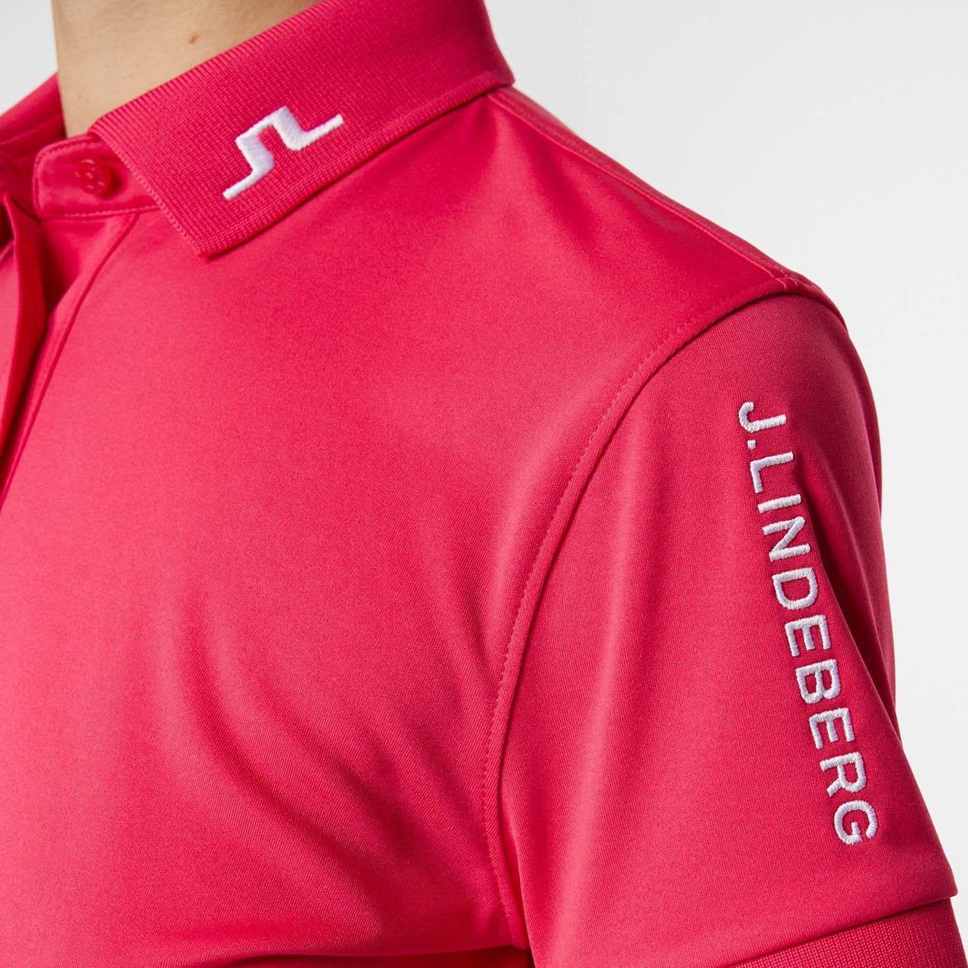 Tour Tech Polo Rot J.Lindeberg