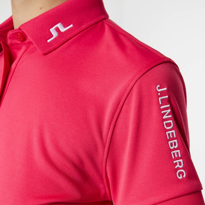 Tour Tech Polo Röd J.Lindeberg Tour Tech Polo Röd J.Lindeberg