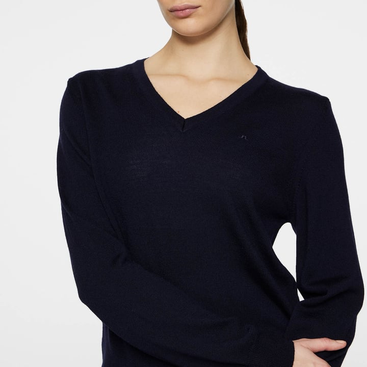Amaya Knitted Sweater Blå J.Lindeberg Amaya Knitted Sweater Blå J.Lindeberg