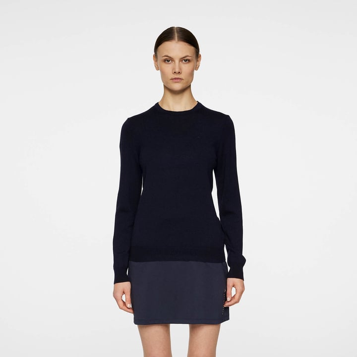 Aria Knitted Sweater Blå J.Lindeberg