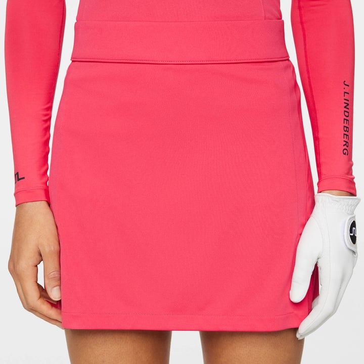 Amelie Mid Skirt Röd J.Lindeberg Amelie Mid Skirt Röd J.Lindeberg