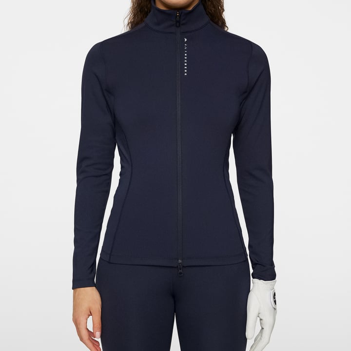 Mel Zip Mid Layer Blue J.Lindeberg