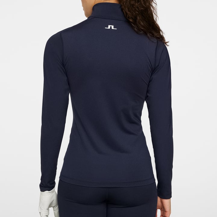 Mel Zip Mid Layer Blue J.Lindeberg