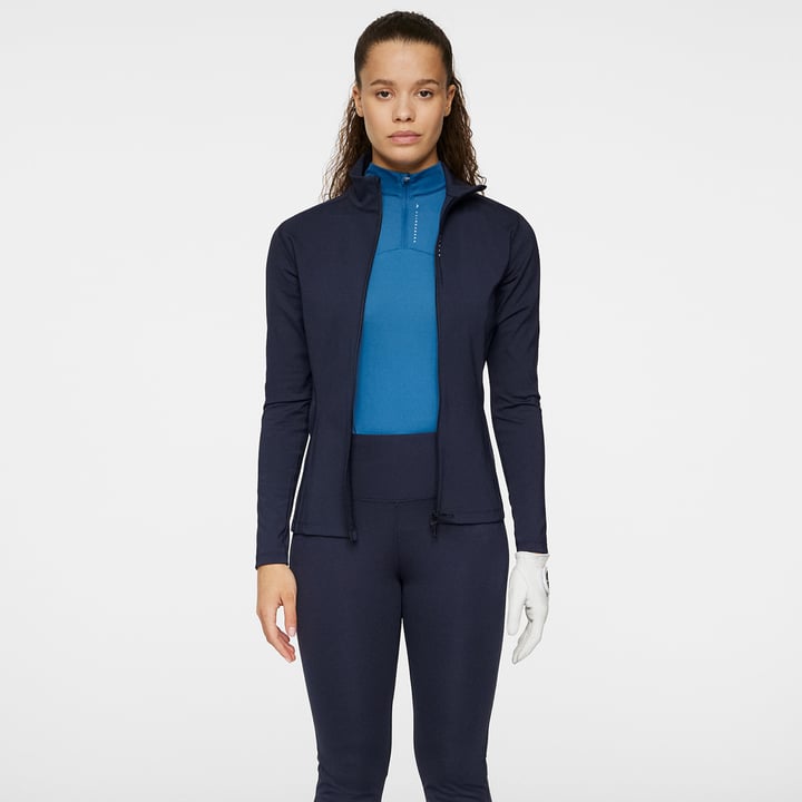 Mel Zip Mid Layer Blue J.Lindeberg