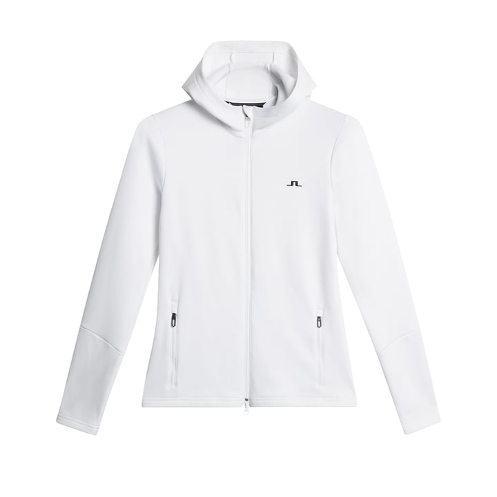 Aerialle Zip Hood Hvit J.Lindeberg