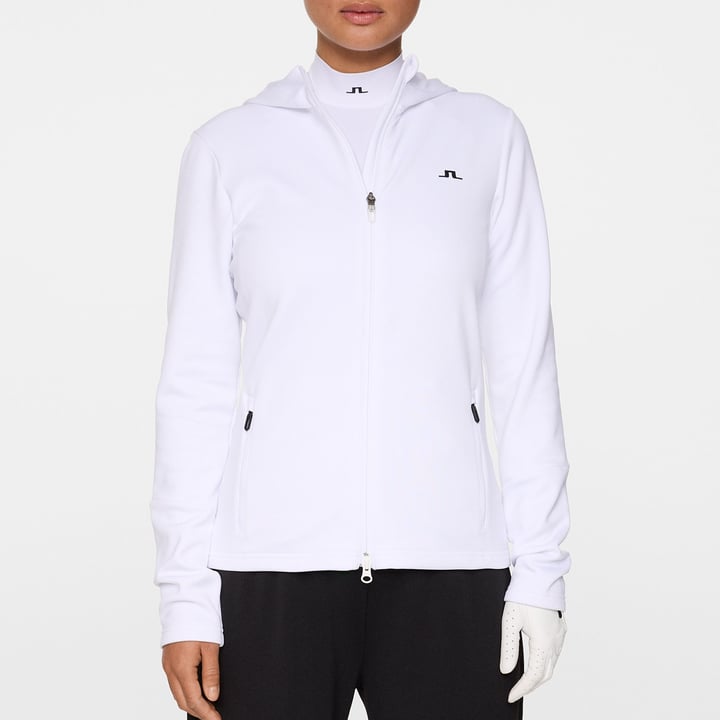 Aerialle Zip Hood Hvit J.Lindeberg Aerialle Zip Hood Hvit J.Lindeberg