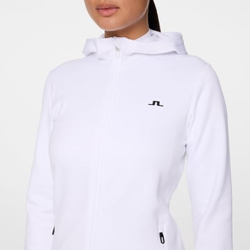 Aerialle Zip Hood Hvit J.Lindeberg Aerialle Zip Hood Hvit J.Lindeberg
