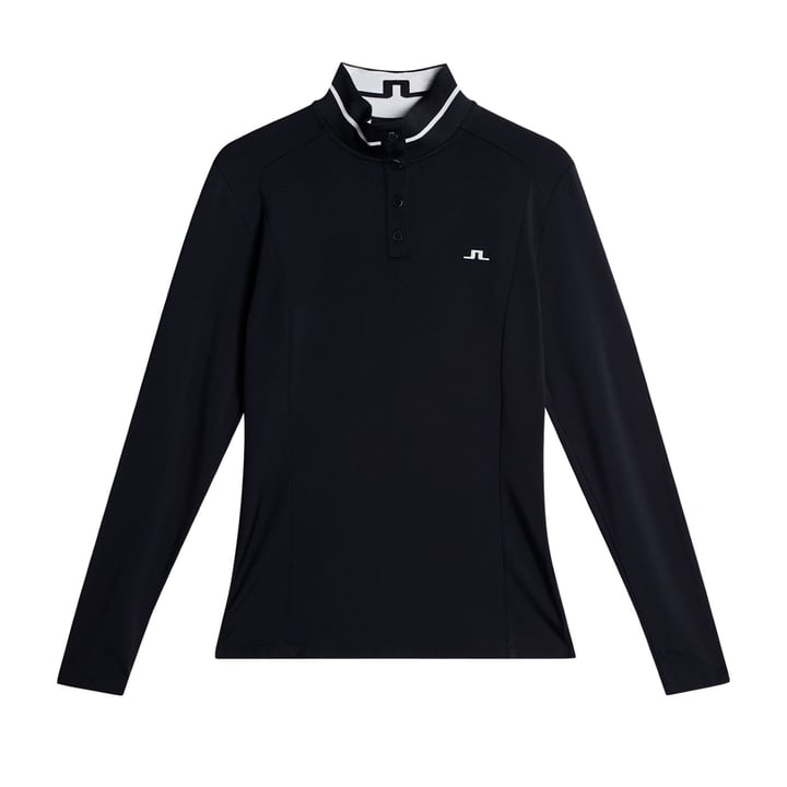 Hertta Long Sleeve Polo Blå J.Lindeberg