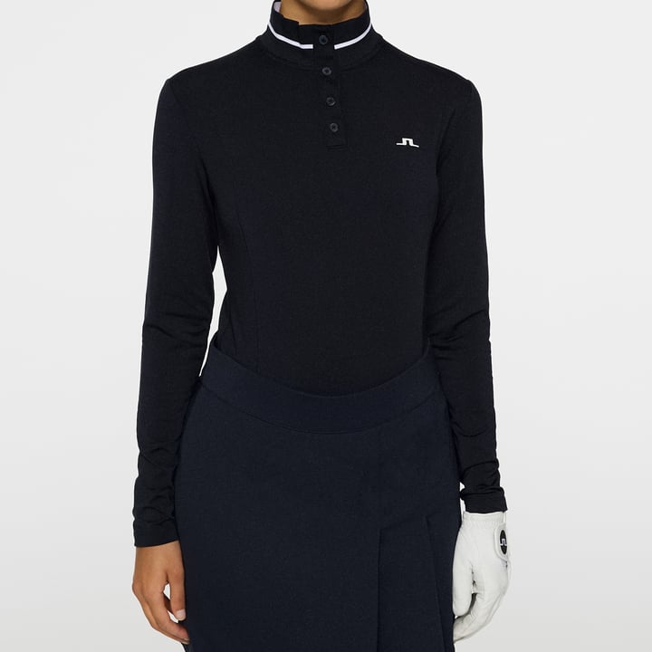 Hertta Long Sleeve Polo Blå J.Lindeberg