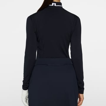 Hertta Long Sleeve Polo Blå J.Lindeberg