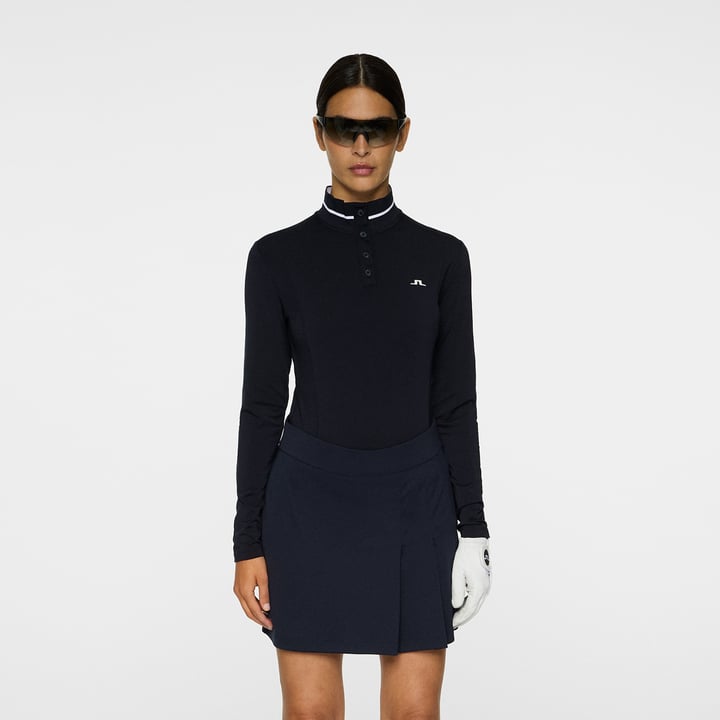 Hertta Long Sleeve Polo Blå J.Lindeberg