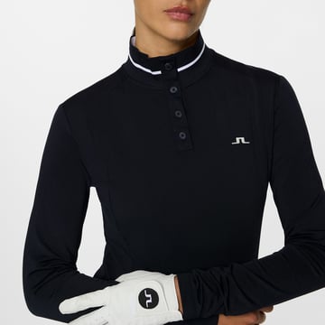 Hertta Long Sleeve Polo Blå J.Lindeberg