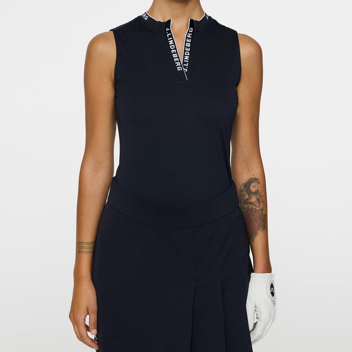 Leya Sleeveless Top Blå J.Lindeberg