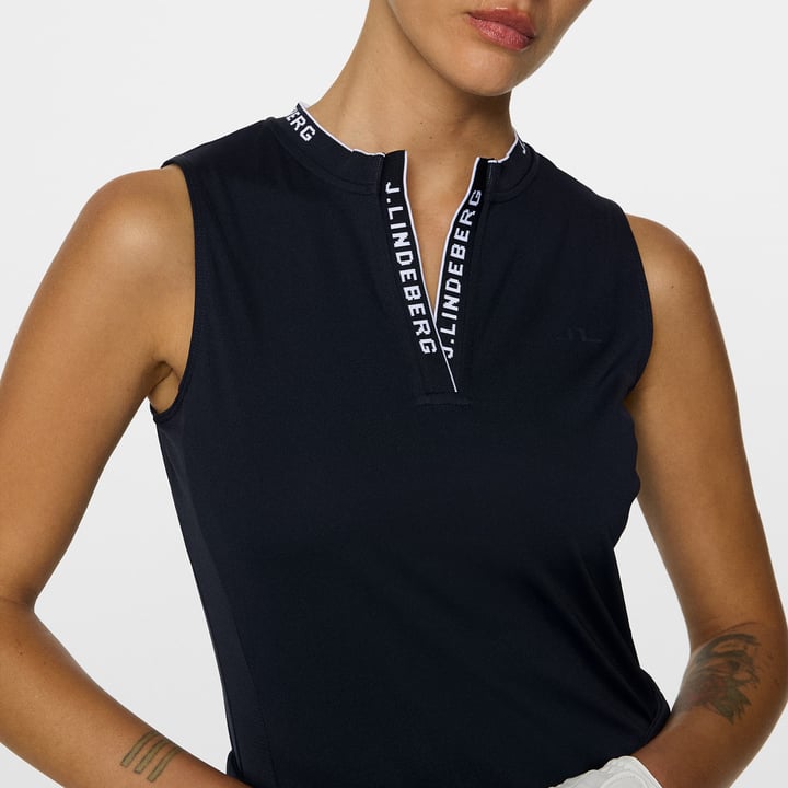 Leya Sleeveless Top Blå J.Lindeberg